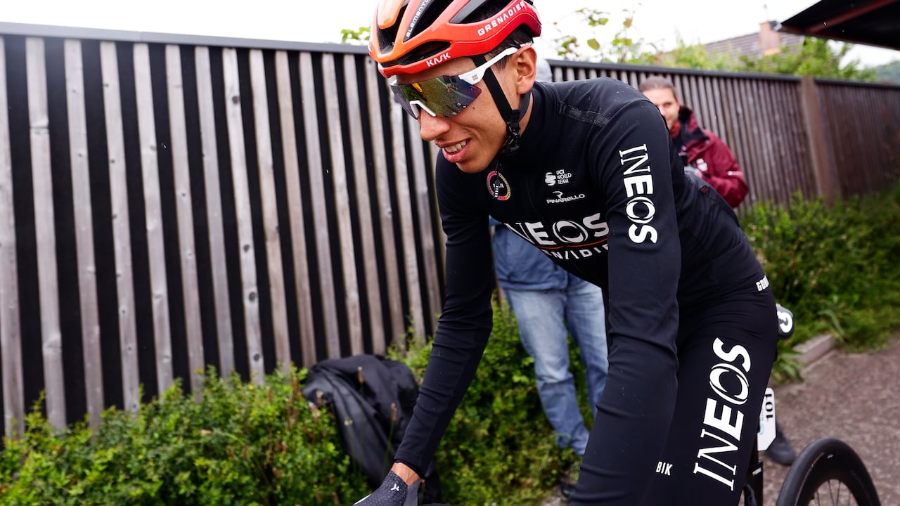 RUSCHLIKON, SWITZERLAND - JUNE 11: Egan Bernal from Colombia of Ineos Grenadiers during stage 3 Steinmaur to Ruschlikon of Tour de Suisse on June 11, 2024 in RUSCHLIKON, Switzerland. (Photo by Joan Cros - Corbis/Getty Images)