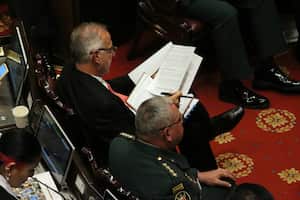 Moción de censura Ministro de defensa Iván Velásquez, plenaria de la Cámara de Representantes