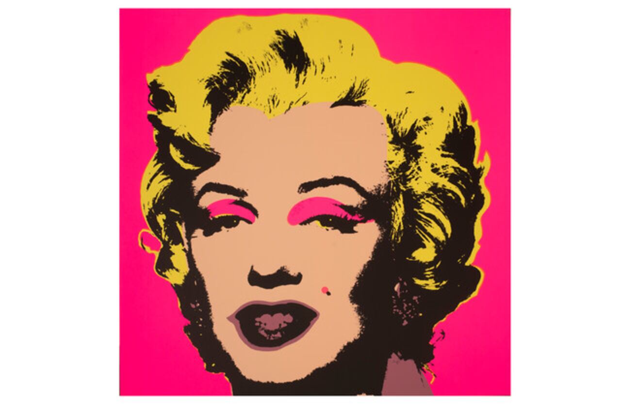 Marilyn Monroe. Serigrafía de Andy Warhol.