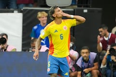 Ríos marcó el cuarto gol de Colombia ante Panamá