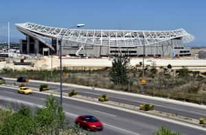 Los aficionados se dirigían al estadio Wanda Metropolitano para presenciar el juego entre su equipo y el Atlético de Madrid.