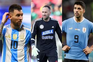 Lionel Messi, David Ospina y Luis Suárez estarían jugando su última Copa América.