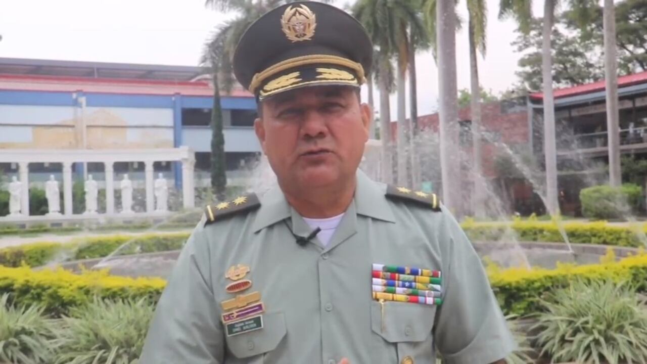 BG. Daniel Gualdron Moreno, comandante Policía Metropolitana Santiago de Cali
