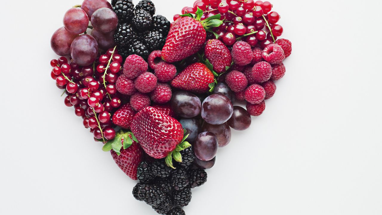 Frutos rojos para el estómago y corazón